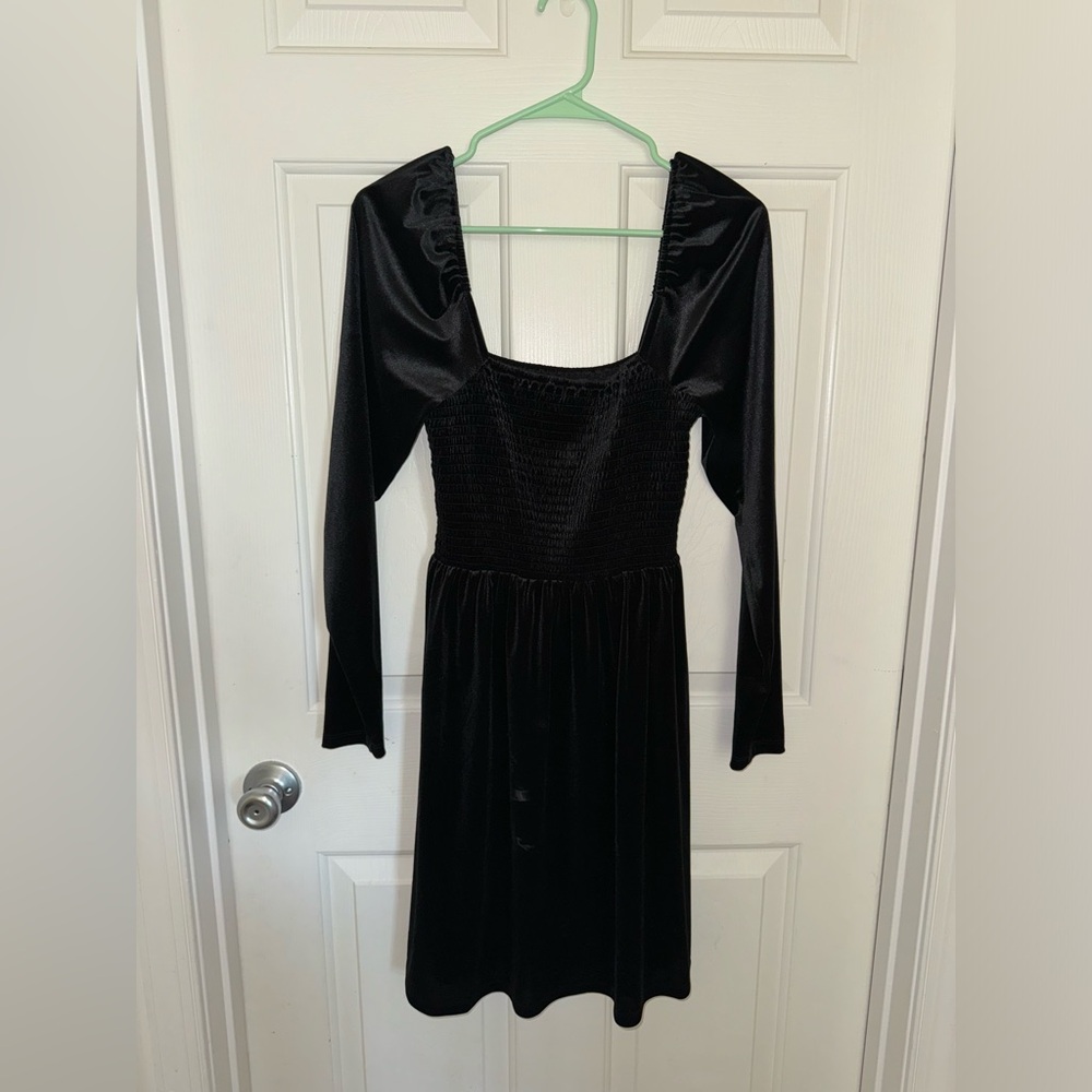 GAP velvet dress black see description